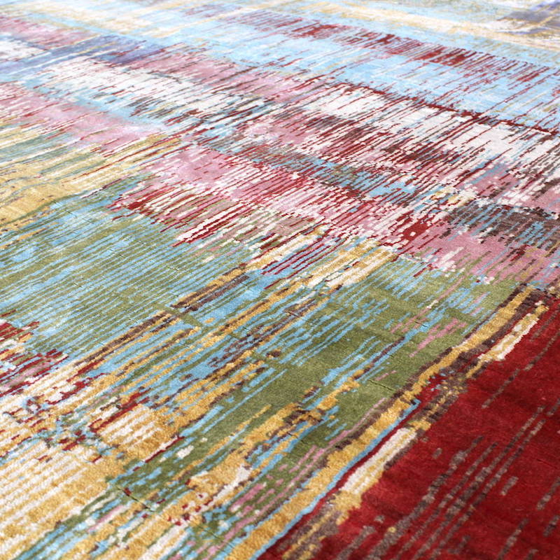 multi colour rug